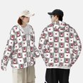 thumbnail image 6 of Gaeub Gnomes and Hearts Men's and Women's UPF 50+ Long-Sleeved Sun Protection Clothing, Fishing Shirt Long Sleeve Zip - X-Large, 6 of 9