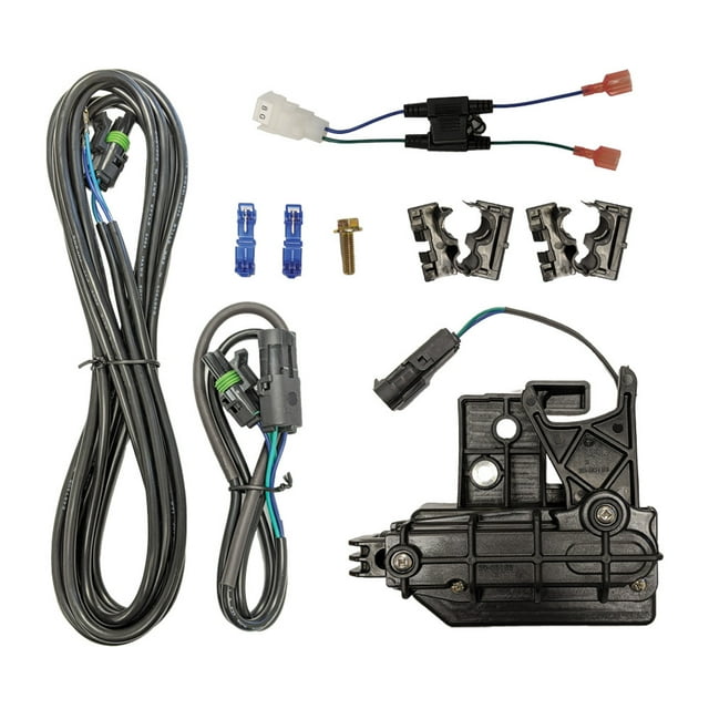 Fits 2016-2022 Toyota Tacoma Pop & Lock Tailgate Lock PL8547HD Use To Lock Tailgate Automatically; Direct Fit; Electric; Black Injection Molded Nylon Housing