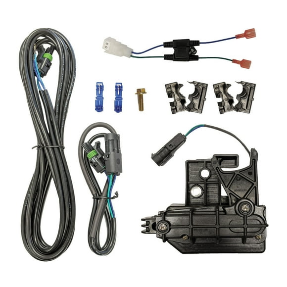 Fits 2016-2022 Toyota Tacoma Pop & Lock Tailgate Lock PL8547HD Use To Lock Tailgate Automatically; Direct Fit; Electric; Black Injection Molded Nylon Housing