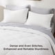 thumbnail image 4 of Juego de edredón Bedsure King reversible blanco/gris de 7 piezas, 4 of 7
