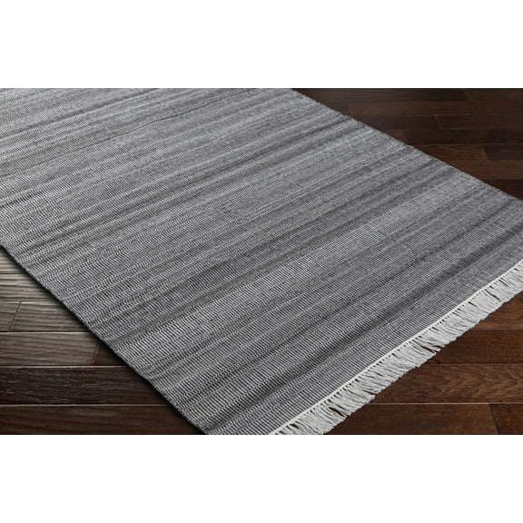 Hauteloom Thabazimbi Recycled Material Living Room, Bedroom Area Rug - Contemporary - Charcoal, Off White, Light Gray - 10' x 14'