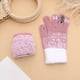 thumbnail image 4 of Guantes cálidos de Navidad con adornos de copo de nieve y árbol de Navidad, guantes de felpa de punto grueso y acolchados para invierno, guantes con dedos que gotean, guantes para montar, guantes de n, 4 of 6