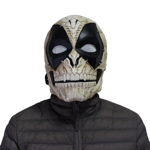 Máscara de resina Deadpool para fiesta de Halloween y cosplay
