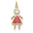 thumbnail image 1 of 10K Yellow Gold October Girl Birthstone Charm, 1 of 2
