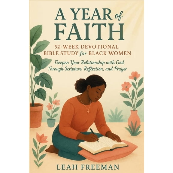 A Year of Faith: 52-Week Devotional Bible Study for Black Women: Deepen Your Relationship with God Through Scripture, Re, (Paperback)