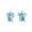 Light-Blue, variant on Bling Jewelry Womens Nautical Beach Vacation Opal Sea Turtle Stud Earrings Sterling Silver 13MM