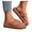 Brown, variant on Women's Chunky Platform Leather Flip Flops Lightweight Open Toe Backless Sandals Comfortable Non Slip Slides Shoes Pink Size 6.5