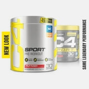C4 Sport Pre Workout Powder, Fruit Punch, 30 Servings