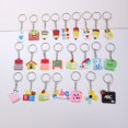 thumbnail image 2 of Estbridge 24 Cartoon PVC Stationery Keychains Prize Keychain Women‘s Casual Cute Wallet Backpack Accessory Key Chain Festival Party Small Gifts, 2 of 5