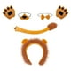 thumbnail image 2 of Conjunto de disfraz de animal Yinane Diadema con orejas de león 4 Piezas con guantes, 2 of 8