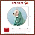 thumbnail image 3 of Daiia Dog Wrapped in Towel Drawing Merry Christmas Tree Skirt , Xmas Large Lace-up Tree Skirt, Santa Snowflakes Rustic Home Decorations New Year Party Farmhouse Decor-36", 3 of 7