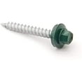 thumbnail image 6 of EAGLE 1 (500 Count) Metal Roofing Screws Painted Hex Washer Head Sheet Metal Roof Screw. Self Starting/self Tapping Metal to Wood, Sheet Metal Roofing siding Screws (1", Forest Green), 6 of 6