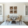 thumbnail image 2 of Classic Coffee Cups; Mocha, Cappuccino, Espresso, and Java Set; Kitchen Decor; 4-12x12" Brown Framed Posters, 2 of 3