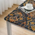 thumbnail image 5 of HAOXIT  Tablecloths Decorative Square Tablecloth Washable Table Cover, Holiday Dinner, Wedding &amp; Dining, Imperfection - Thanksgiving/Christmas 40*40, 5 of 8