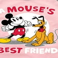 thumbnail image 3 of Mickey & Friends - A Mouses Best Friend - Toddler And Youth Girls Raglan Graphic T-Shirt, 3 of 4