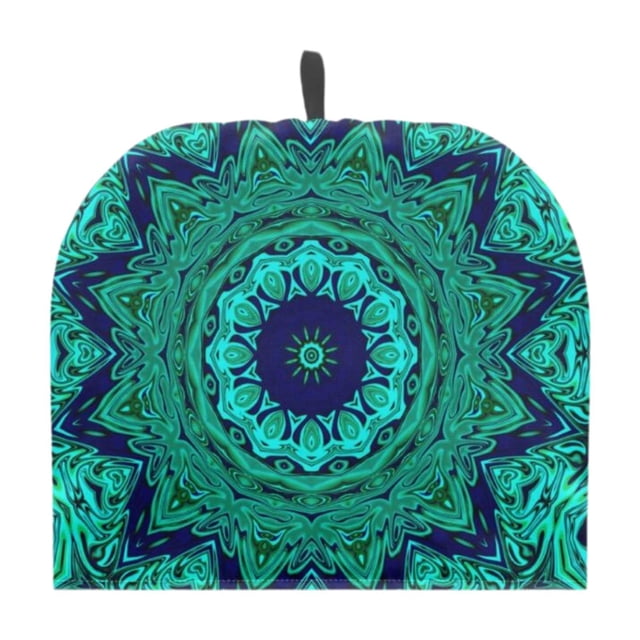 Tetera acogedora, elegante, creativa, ligera, regalo para amantes del té, decoración, funda para tetera Verde oscuro