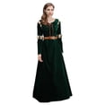 thumbnail image 5 of Disfraz de Halloween Brave Legend Personaje Melinda Disfraz de cosplay Femenino Palacio Verde Vestido largo, 5 of 5