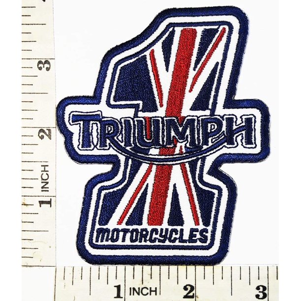 Triumph Motorcycles Biker Racing Sport patch Symbol Jacket Tshirt