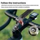 thumbnail image 4 of For Insta360 X5 X3 X4 ACE 360° Bike Expansion Mount 1/4Inch Hole Aluminum Alloy, 4 of 5