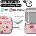 thumbnail image 4 of Strawberry Fruit Men Lunch Box for School Reusable Food Carry Bag for Women Men Meal Containers with Exterior & Interior Pockets Collection, 4 of 6