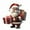 C, variant on JeashCHAT Christmas Ornaments Santa Claus Pendant Christmas Tree Decorations 2D Acrylic Santa Claus with Gifts Hanging Ornaments for Indoor Home Party Decor Xmas Gifts