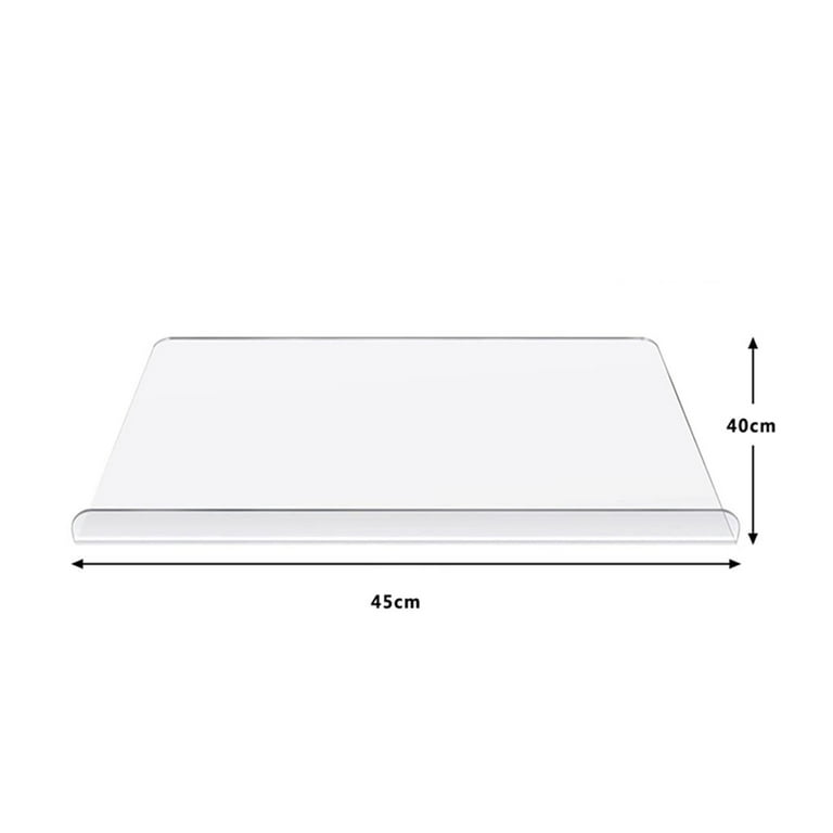 Acrylic Cutting Boards for Kitchen Counter, Transparent Cutting Board, Size: 45cm*35cm, White