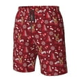 thumbnail image 4 of Salouo Festive Reindeer Pattern Swim Trunks for Men,Men's Hawaiian Bathing Suit Swimsuits Quick Dry Swimming Board Shorts Beach Shorts with Pockets-X-Large, 4 of 6