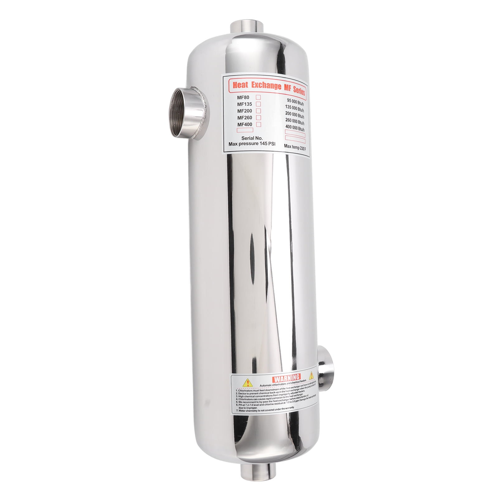 Pool Circulating Heat Exchanger, Lightweight 60KW Swimming Pool Heat  Exchanger Stainless Steel For Hot Spring | Walmart Canada
