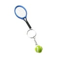 thumbnail image 2 of Ckraxd Mini Tennis Racket Keychain, Tennis Keychain Pendant, Sports Equipment Gift, Durable Alloy & Plastic, Ideal for Handbags & Keys, Great for All Occasions, 2 of 2