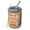Brown Ethnic Geometric, variant on 12oz Coffee Tumblers Brown Ethnic Arrow Pattern Stainless Steel Vacuum Insulated Travel Tumbler Coffee Cups Mug with Lid and Straw with Cleaning Brush for Cold & Hot Drinks