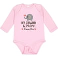 thumbnail image 3 of Inktastic My Grammy and Pappy Love Me Grandchild Boys or Girls Long Sleeve Baby Bodysuit, 3 of 5