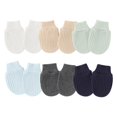 thumbnail image 4 of 6 Pairs Baby Mittens No Scratch Mittens Mittens Elastic Wrist Gloves for 0-12 Months Baby Boys Girls, 4 of 4