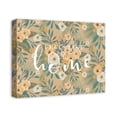 thumbnail image 2 of Creative Products Feels Like Home Beige Tropical Floral 20 x 16 Canvas Wall Art, 2 of 5