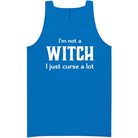 I'm Not A Witch I Just Curse A Lot Neon Tank Top