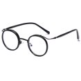 thumbnail image 3 of MesaSe Monture de Lunettes Rondes Vintage en Métal Lunettes de Lecture Monture de Lunettes Rondes Unisexe, 3 of 5