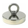 thumbnail image 1 of Imán de neodimio superfuerte para pesca magnética, base de acero con propiedades anticorrosivas y revestimiento de nivel sanitario, diámetro de 90 mm para tareas de elevación, suspensión y, 1 of 5