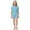 Light Blue, variant on REDARER Kids' Satin Pajama Set Short Sleeve Button-Down Top & Shorts Classic Sleepwear for Boys & Girls,4-5 Years