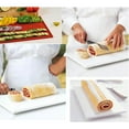 thumbnail image 4 of Tapis de Cuisson en Silicone Antiadhésif 26x31cm Tapis Suisse Rouleau de Biscuits Feuille de Cuisson pour Gâteau Bleu, 4 of 9