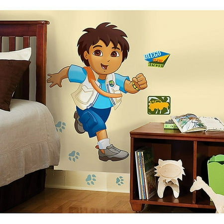 York Roommates - Deigo Peel & Stick Giant Wal