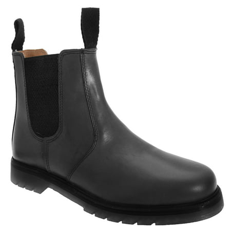 Grafters Mens Plain Leather Chelsea Boots | Walmart Canada