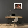 thumbnail image 3 of Frank, Assaf 24x19 White Modern Wood Framed Museum Art Print Titled - New York city stret in night, 3 of 4