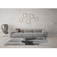 thumbnail image 3 of Ahgly Company Indoor Rectangle Abstract Gray Modern Area Rugs, 2' x 4', 3 of 4