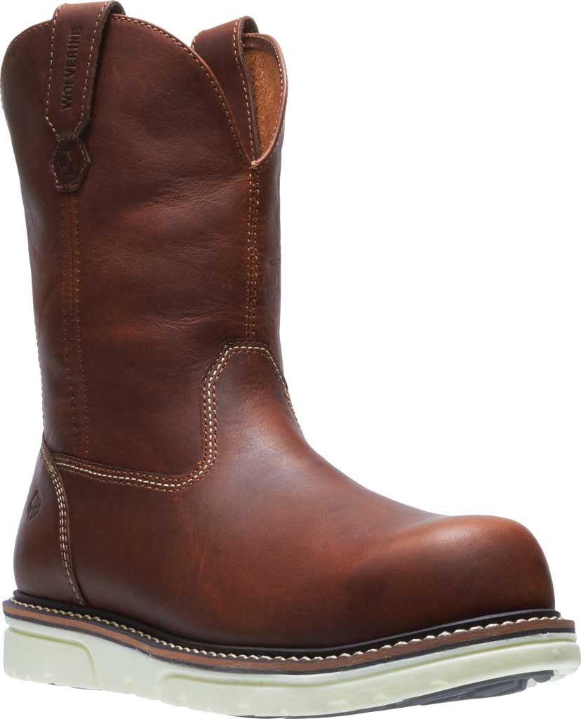 Toe Boot Brown Full-Grain Leather 