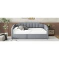 thumbnail image 2 of [Space-saving & Solid] Upholstered Daybed with Under Storage,Full Size,Gray, 2 of 15