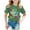 Army Green, variant on Fesfesfes Spring and Summer Children's Short Sleeved Printed Pattern T-shirt Round Neck Half Sleeved Casual Versatile Top for Kids Girls 3-14Years(Blue,7 Years)