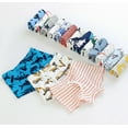 thumbnail image 3 of Coerni Boys Cotton Sha𝐫k Dog Truck Bo𝐱er Briefs Kid Toddler Pack Of 3 Elastic Waist Comfy Underwear Soft Comfy Trunks, 3 of 3