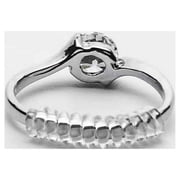 Ring Size Adjuster - 5pcs Clear Ring Sizer Adjuster for Loose Rings, Spiral Silicone Tightener Set, Invisible Ring Guards
