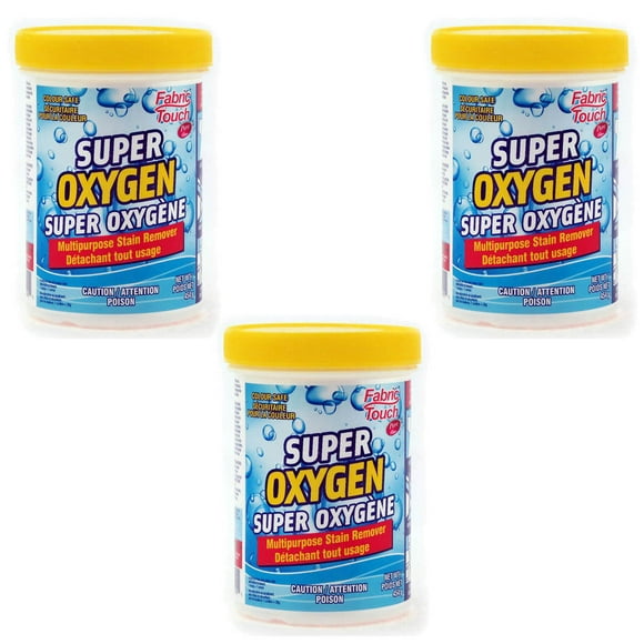 Tissu Détachant Polyvalent Super Oxygène Toucher par Pure-kleen 454g (Pack de 3)