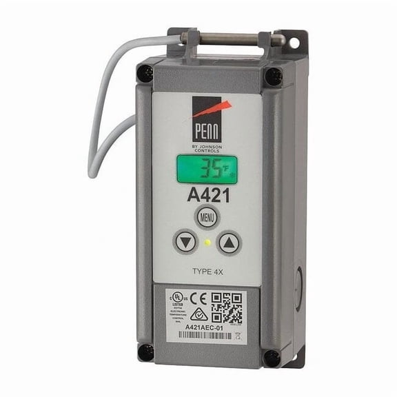 Johnson Controls Temp Control,Heat and Cool,-40-212F A421GEF-02C
