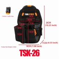 thumbnail image 1 of Utility Knife Pouch Portable Durable Waist Pouch All-Purpose Small Toolkit For Spanner Screwdriver Qui-Hook Hammer Holster Black TSK-26, 1 of 6